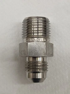 Swagelok SS-6-AN-1-6 Edelstahl 316 gerade Verschraubung 3/8"NPT auf 9/16-18 JIC - Bild 1 von 5