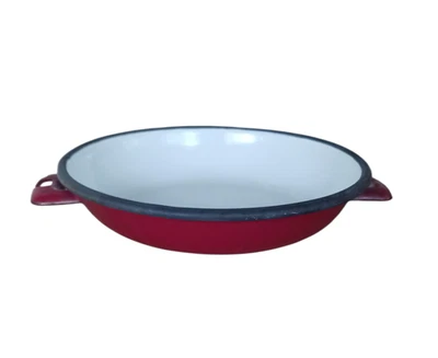 Plat à oeufs émaillé vintage - Photo 1/3