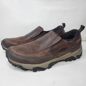 Merrell Coldpack Ice Cinnamon Brown Leather Slip On Hiking Shoes Women's 7.5 - Picture 1 of 11