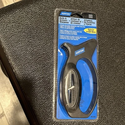 Afilador de cuchillos y tijeras de carburo Norton nuevo en caja Foto 1 de 3
