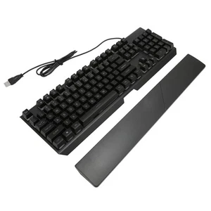 Wired Keyboard Mechanical Gaming Keyboard With Removable Wrist Rest For Home FY - Afbeelding 1 van 24
