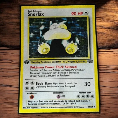 Alfombra Anime Pokemon Snorlax Primera Edición Alfombra Poliéster Suave Alfombra Gaming Foto 1 de 2