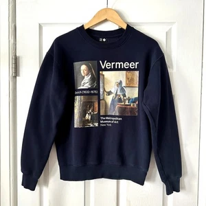 The Metropolitan Museum of Art Vermeer Graphic Crewneck Sz S - Picture 1 of 4