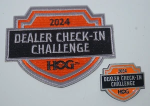 HOG Harley Davidson Owners Group Dealer Check-In Challenge Pin & Patch 2024 - Picture 1 of 5