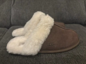 Auténticas Zapatillas UGG Suave Acogedoras Para Mujer Scuffette II Zapatos Talla 8 Espresso - Imagen 1 de 10
