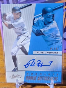 2019 Panini Absolute Baseball * Rosell Herrera * Absolute Rookie Autograph  - Bild 1 von 2