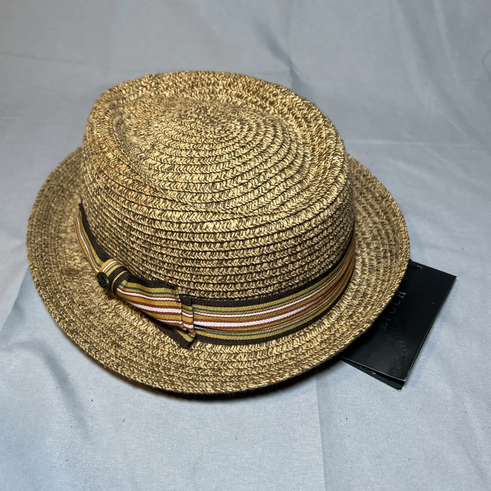 Epoch Hats Company S/M Hombre Marrón Claro Fedora Multicolor Banda para Sombrero Nueva con Etiquetas Foto 1 de 4