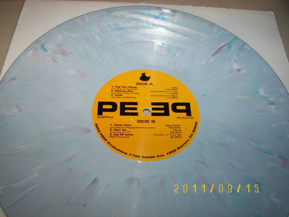 Peep #45 Nelly Kanye West Cheri Dennis Bigg Steel Pitbull N.O.R.E. LP NM *RARE* Foto 1 de 2