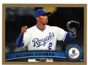 2011 Topps Update Gold #/2011 Alcides Escobar Kansas City Royals #US 246 - Picture 1 of 1