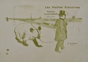 Henri de Toulouse Lautrec: The Bear Trainer, Signed Engraving, 1927 - Picture 1 of 9