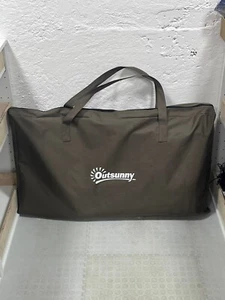 Outsunny Campingschrank Küchenbox Tragetasche Windschutz Grün 57 x 94 x 109 cm - Bild 1 von 1