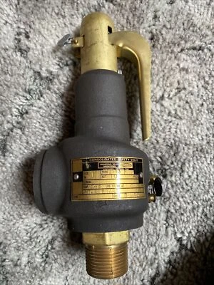 Dresser 1543F Consolidated 1” Safety Valve 10 PSI - Image 1 of 3