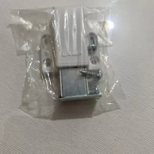 Hafele 245.61.730 LAMP Magnetic Pressure Push Cabinet Door Latch Catch White NEW - Picture 1 of 9