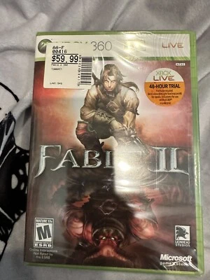 NEW Fable 2 XBox 360 Microsoft 2008 First Print “Do Not Sell Before” First Print - Image 1 of 4