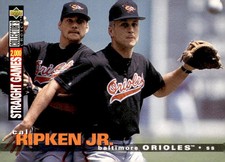 1995 Collector's Choice #85 Cal Ripken Jr. Near mint or better