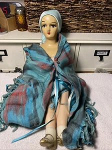 Vintage 17 Zoll Komposition Puppe mit Gelenken Spanische Latina weiblich. - Bild 1 von 6