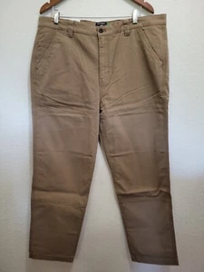 Pantalones utilitarios para hombre Dockers de ajuste recto marrones nuevos con etiquetas - Imagen 1 de 10