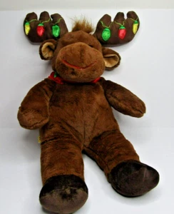 Build A Bear Hal Moose RETIRED Plush Brown 18" Light up Antlers - Picture 1 of 5