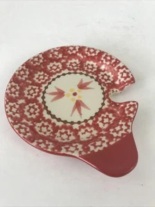 Temp-tations by Tara Viejo Mundo Rojo Rodillo Soporte Cuchara Descanso Posavasos  - Imagen 1 de 5