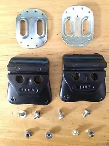 NUEVO DE LOTE ANTIGUO Botines de Ciclismo Tipo Pavarin para Pedales de Clip de Puntera Tipo Campagnolo - Imagen 1 de 7