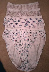 4 pr. Bentley Women's Underwear Multicolored Floral Design + Size 10 NEW - Picture 1 of 2