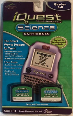 iQuest ~ Interactive "Science" Cartridges ~ Grades 6-8 ~ Ages 11-14 ~ Brand New - Image 1 of 4