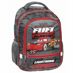 KINDERRUCKSACK SCHULRANZEN JUNGS RUCKSACK SCHULE 43 x 31 x 13 CM CARS GRAU ROT - Bild 1 von 3