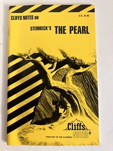 Cliffs Notes on Steinbeck's The Pearl by Eva Fitzwater 1999 - Foto 1 di 3