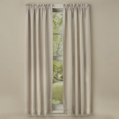 Checkerboard Short Panel 63" Long Country Solid Neutral Color for Any Decor Park - Image 1 of 2