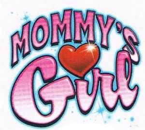 MOMMY'S GIRL Love Heart Cute! Kids JERZEES T-Shirt 6 Months To Adult SM THE BEST - Picture 1 of 5