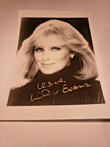 Dinastia Linda Evans foto firmata a mano 7 x 5 autografata - Foto 1 di 4