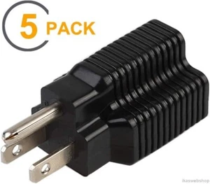 Paquete de 5 adaptadores ACBroad Nema 5-15P a 5-20R - Imagen 1 de 2