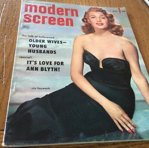 Modern Screen Magazine March 1953 Rita Hayworth Lana Turner Rock Hudson￼ - Picture 1 of 9