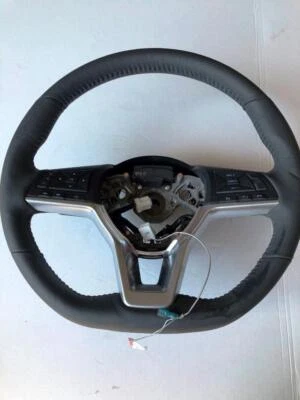 OEM 2016-2018 Nissan Rogue Black Leather Steering Wheel Assembly 484306FL1B - Image 1 of 4