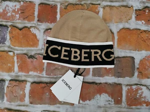New Iceberg Ice Vintage Glimar Winter Hat Beanie Casual Beige New - Picture 1 of 6