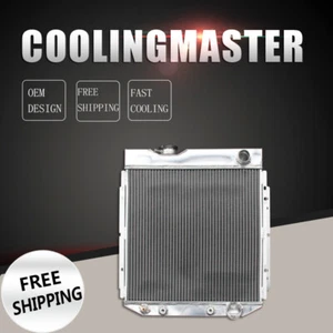 3Row Radiator For 1963-1966 Ford Falcon Mustang Mercury Comet 4.7L V8 AT/MT 259B - Foto 1 di 8