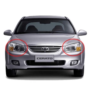 OEM Genuine Front LH RH Head Lamp Lights Assy 2p For 05-09 Kia Spectra : Cerato - Picture 1 of 3