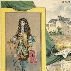 Abraham Duquesne - Marquis du Bouchet -- Pressestich (Anfang 20. Jh.) - Bild 1 von 2
