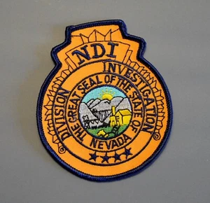 Nevada Division of Investigation Patch ++ Mint NV - Bild 1 von 1