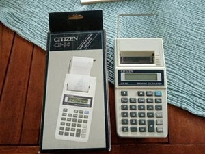 Calculatrice Citizen CX 55- cx-55-complète boîte comme neuve-Printing Calculator - Photo 1/4