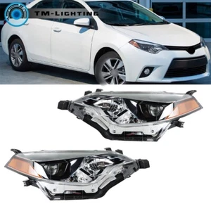 Faros delanteros izquierdo y derecho diestro+derecho para Toyota Corolla LE CE L 2014 2015 2016 - Imagen 1 de 9