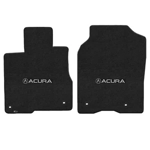 Lloyd - Velourtex Ebony Front Mats For 2013-2018 Acura RDX w/ Acura & A Logo - Picture 1 of 1