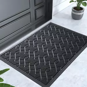 Front Door Mat, All-Season Waterproof Door Mats outside Entrance, All-Weather Ou - Picture 1 of 12