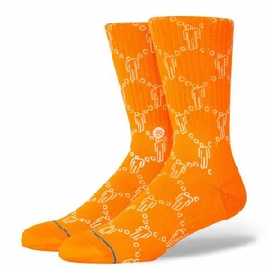 STANCE BILLIE EILISH BLOHSH lässige Crew-Socken orange SMALL Herren 3-5,5 Wmn 5 -7,5 - Bild 1 von 3