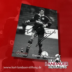 Autogrammkarte Dietmar Hamann - Kurt Landauer Stiftung - Bild 1 von 2