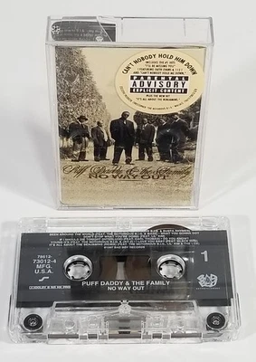 Puff Daddy & The Family No Way Out Cassette Tape Bad Boy Records vintage combs - Image 1 of 4