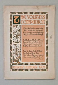 "THE YOUTH'S COMPANION" FOR EASTER 1905 ...CLASSIC CHILDREN'S MAGAZINE - Imagen 1 de 21