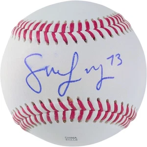 Sam Long Signed Rawlings Baseball Kansas City Royals Exact Proof Photo COA Auto - Picture 1 of 8