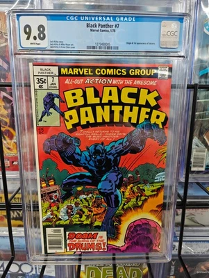BLACK PANTHER #7 (1978) - CGC GRADE 9.8 - MARVEL 1ST APPEARANCE BASHENGA - Image 1 of 3