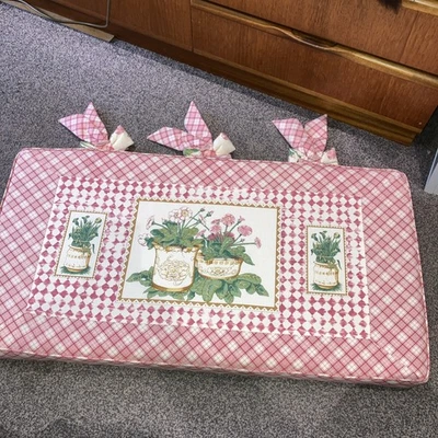 Cojín rectangular de dos plazas hecho a mano tamaño 89cmL X 45cmH X 8cmW Foto 1 de 4